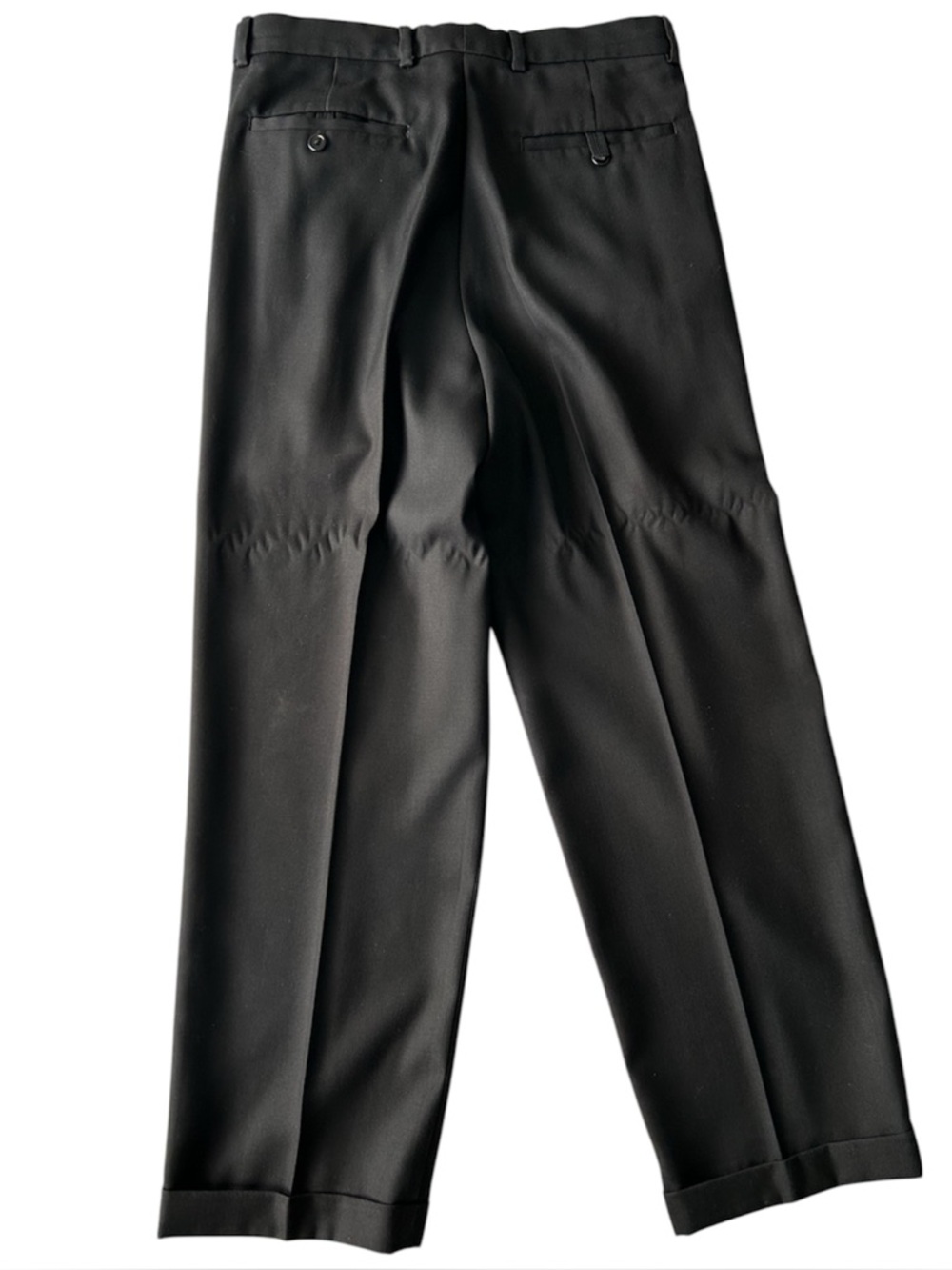 Perry Ellis Men’s Black Cuffed Leg Dress Pants Size 30/30 - NWOT - Picture 2 of 15